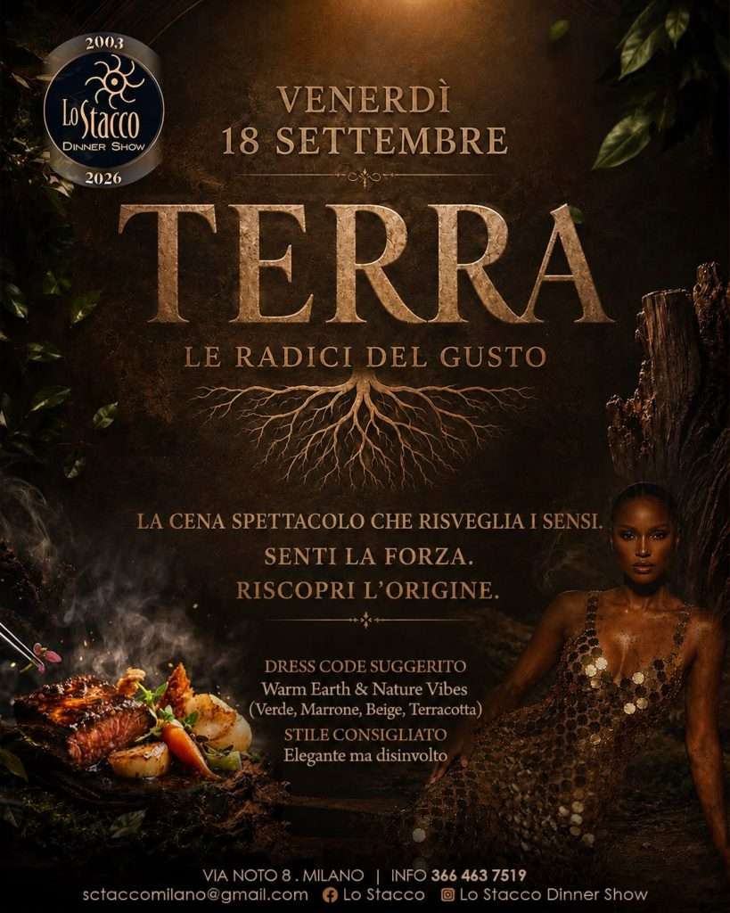 venerdi 18 settembre - lo stacco milano dinner show